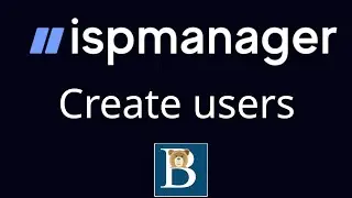 Ispmanager create a user and user template