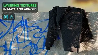 Layering textures in Maya and Arnold