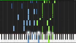 Bink's Sake   One Piece Piano Tutorial Synthesia    Marco Tornatore