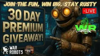 War Robots Livestream: 💥30-Day Premium Giveaway👀 + Live Task Help & Gameplay