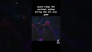 If quavo sung the national anthem💀 