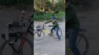 teste bike motorizada tração dianteira 