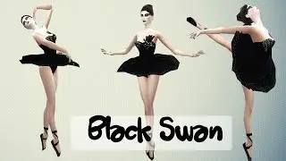 The Sims 4 | Create A Sim | Black Swan | Черный лебедь