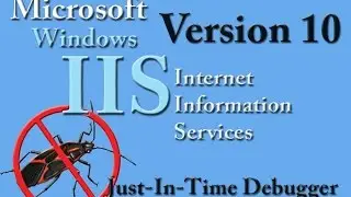 Microsoft IIS - Server Side Debugging - Just-in-time debugger Disable it