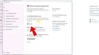 How to fix controlled folder access requires turning on real time protection in windows 10/11