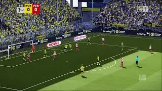 PES 2024 - Borussia Dortmund vs Bayern | REALISM MOD PC Gameplay (Real Life Graphics)
