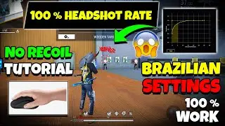 New Custom Curve Free Fire Settings | 100% HEADSHOT RATE 🎯