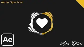 How to make a Beautiful Audio Spectrum in After Effects tutorial - Animate to the beat of music