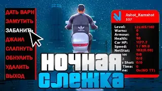 НОЧНАЯ СЛЕЖКА ЗА СЕРВЕРОМ! НАШЁЛ ЧИТЕРА на CYBER RUSSIA ONLINE?! на кибер раше рп