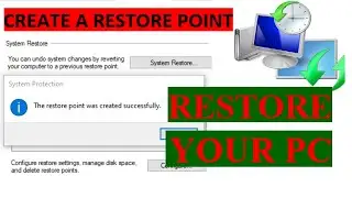 Windows 10 Restore Point | Computer Restore