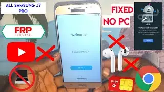 Samsung J7 Pro Frp Bypass 2022 / SM-J730f Google Account Remove || No Sim No Pc /Fix YouTube Update