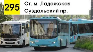 Автобус 295 "Ст. м. "Ладожская" - Суздальский пр."