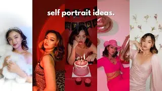 BIRTHDAY 🎂🥳 CREATIVE HOME PHOTOSHOOT IDEAS 📸 (diy birthday self portrait ideas)