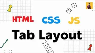 How to create a Tab Layout component with HTML | CSS | JS