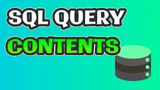 What Does an SQL Query Contain?