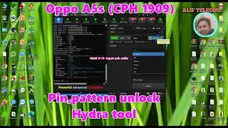 Oppo A5s CPH 1909 pattern unlock Hydra Dongle Tool