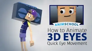 How to Animate 3D Eyes: Quick Eye Movement - Eye Darts