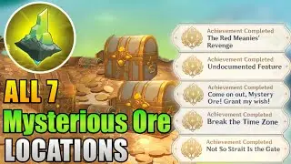 All 7 Mysterious Ore Locations ( Arkhium Stock ) II Genshin Impact 4.1