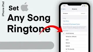 Set any Song as Ringtone on your iPhone iPad (iOS) GarageBand App