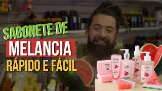 SABONETE DE MELANCIA RÁPIDO E FÁCIL