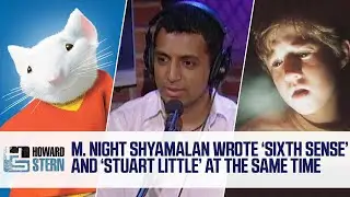 M. Night Shyamalan Wrote “The Sixth Sense” and “Stuart Little” at the Same Time (2004)