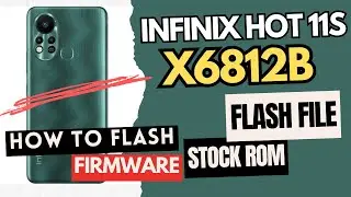 Infinix Hot 11s X6812b Flash Firmware Test Point (Fix Brom) Dead Boot Repair Flash Without Device