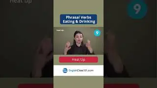 Heat Up - Learn English Most Common Phrasal Verbs #shorts #english #englishclass101