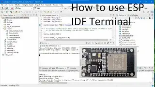 How to flash ESP32 with ESP-IDF using ESP-IDF TERMINAL