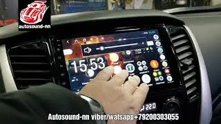 Штатная Магнитола Zhihang IPS 2.5D 4G DSP Mitsubishi Pajero Sport 9