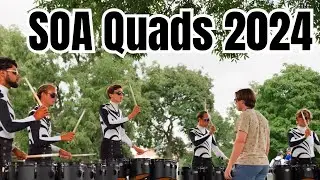 Spirit of Atlanta Quads 2024 Warm Ups || DCI Prelims