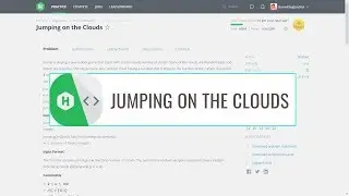 HackerRank Problem Solution || Jumping on the Clouds || Python