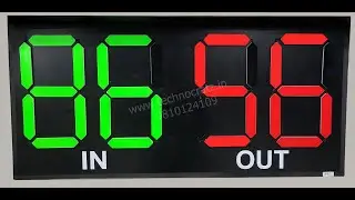 Football Substitution manual flip board 8