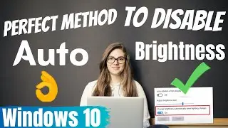 How to turn off automatic brightness windows 10 | CORRECT WAYS | eTechniz.com 👍