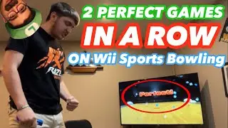 2 PERFECT Games In A ROW On Wii Sports Bowling In 2022! (For Eddy Burback)