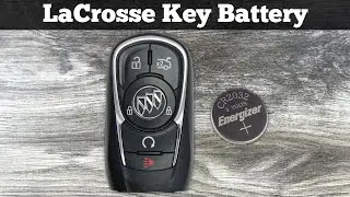 2017 - 2019 Buick LaCrosse Key Fob Battery Replacement - How To Change Replace Remote Batteries DIY