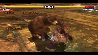 Tekken 5 Kuma Bearhugs Christie 1p Outfit In Practice Mode With No Bgm