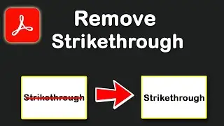 How to remove strikethrough from a PDF using Adobe Acrobat Pro DC