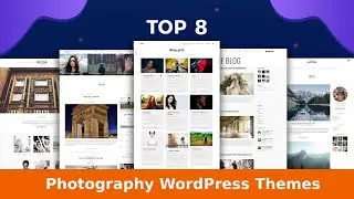 Top 8 Photography WordPress Themes | Best WordPress Themes for Photographers | Wpshopmart