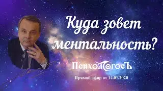 КУДА ЗОВЕТ МЕНТАЛЬНОСТЬ? Психологос. Прямой эфир от 14.01.2020 г.