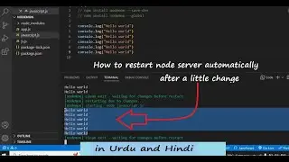 how to restart node server automatically