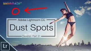 Lightroom dust removal - Visualise and remove dust spots with Lightroom spot removal tool