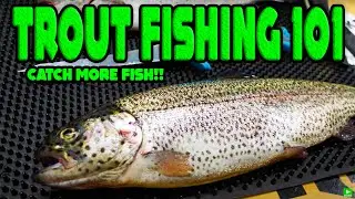 TROUT FISHING 101 - Beginners Guide To SUCCESS!