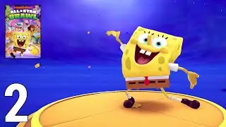 Nickelodeon All-Star Brawl Gameplay Walkthrough Part 2 - Spongebob Arcade Mode (PC HD)