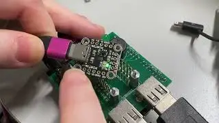 TS3USB30 USB mux tester is a go! 🔌🔬💻