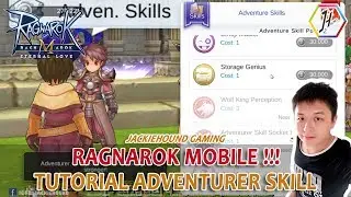Tutorial Adventure Skill Ragnarok Eternal Love 2018