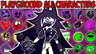 ALL CHARACTERS TEST #5 | FNF Character Test | Gameplay VS Playground