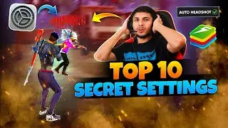 Top 10 Pro Settings for Free Fire on PC (Be a Pro Player Now) 🔥😱 | BLUESTACKS 5 | MSI