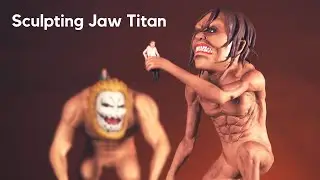 Sculpting Jaw Titan Ymir | Attack On Titan | Shingeki No Kyojin