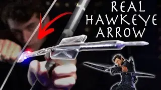 Make a Real Hawkeye Spy Arrow From Avengers Infinity War! + Cool Spy App!!!