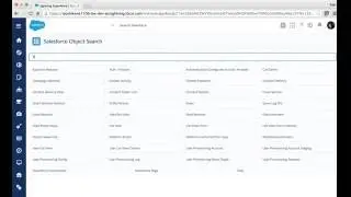 Force.com Demo #130 - LEX Object Search Page